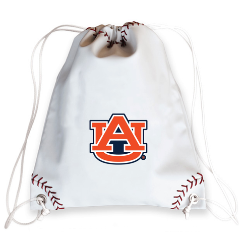 Auburn Tigers Baseball Drawstring Bag
