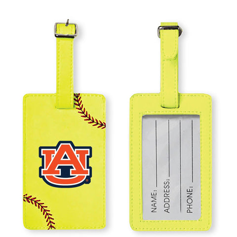 Auburn Tigers Softball Luggage Tag